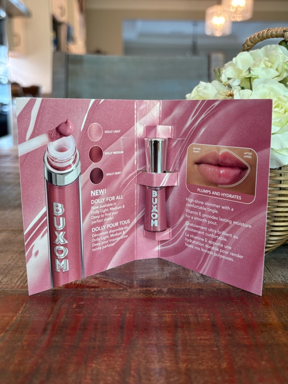 NEW Buxom FULL-ON Plumping LIP POLISH in DOLLY & LIP MATTE in DROP SOME $ Minis! - Picture 5 of 8
